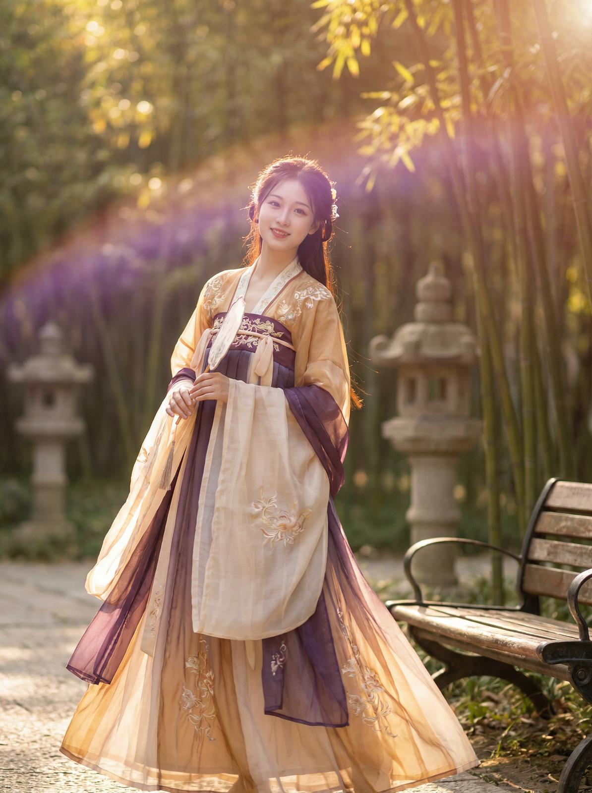 韩国女团古风汉服传媒拍摄